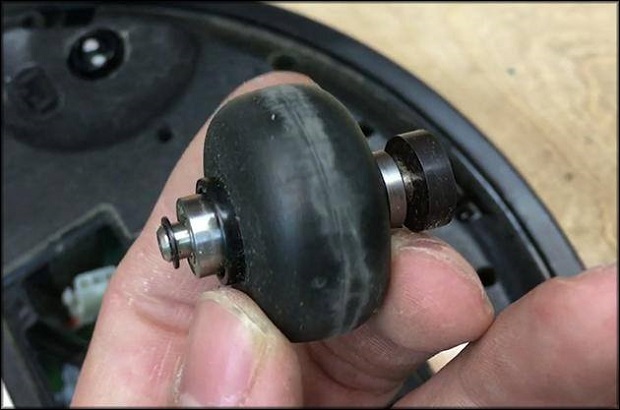 Очистка переднего колеса