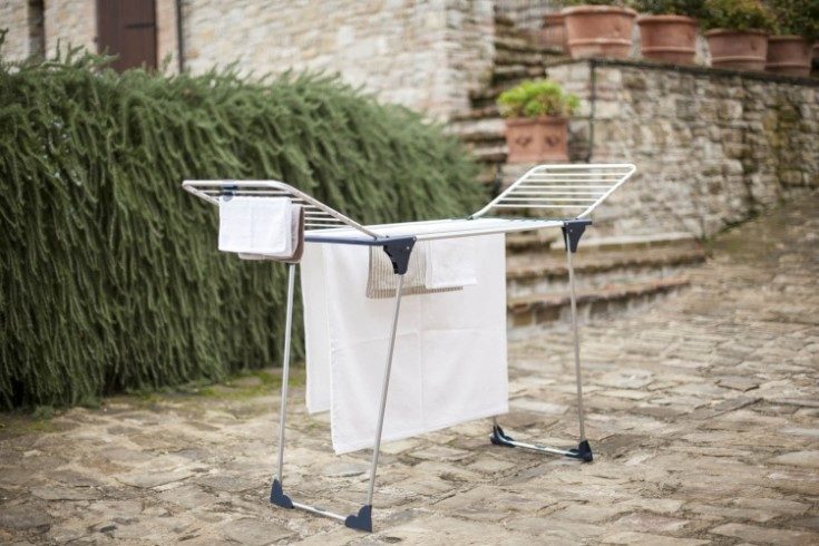 (+75 фото) Сушилки на балконе: разнообразие