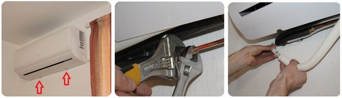 Разборка шкафа кондиционера