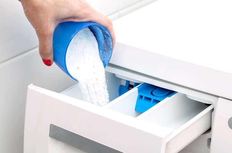 куда положить порошок в стиральную машину