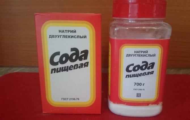 Пищевая сода смягчает воду