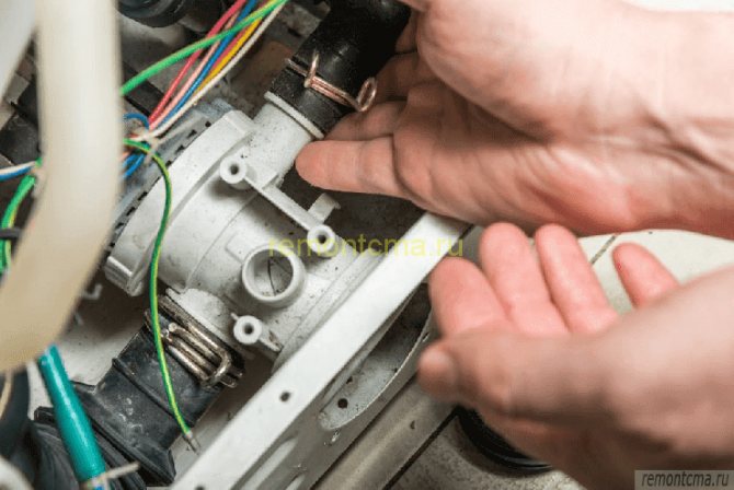 снятие насоса