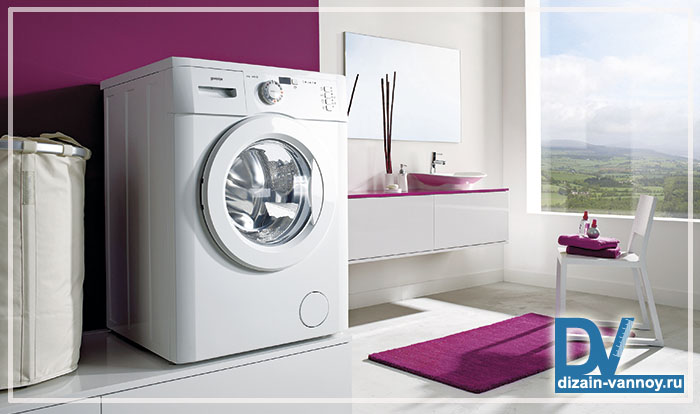 стиральная машина в ванной фото